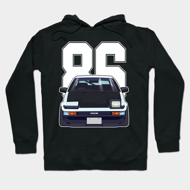 Toyota Sprinter Trueno AE86 Hoodie by squealtires